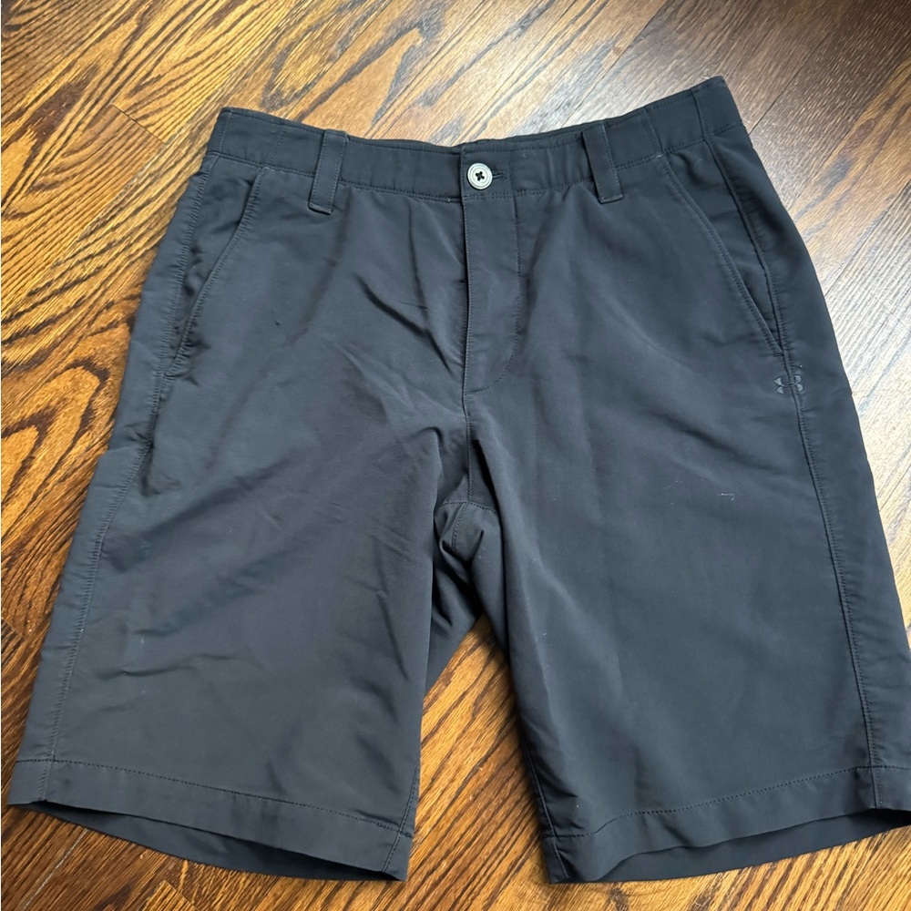 Under Armour Men's Charcoal Flat Front Shorts